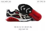 nike air max 200 2019 og pas cher black red